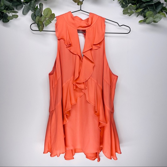 NWT CINQ A SEPT - Solid Moma Silk Top S - Picture 2 of 10